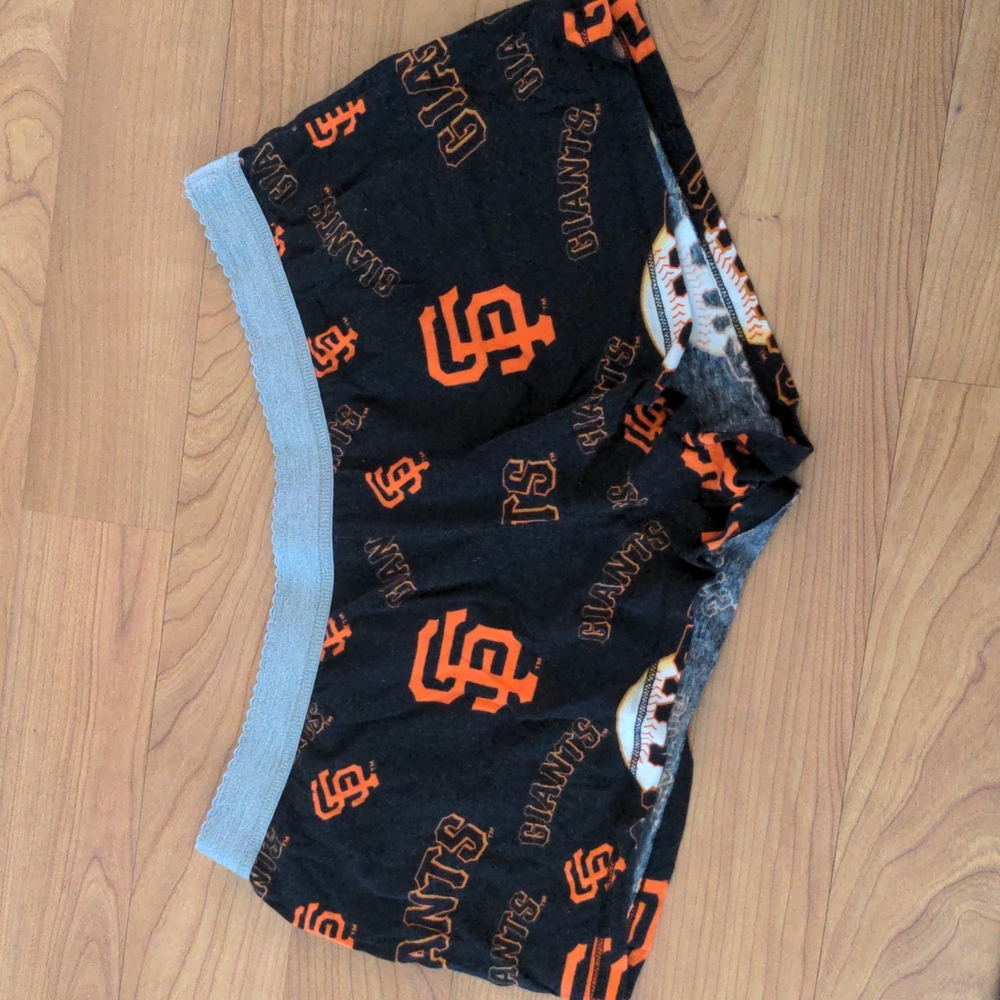SF Giants authentic boxer boyshorts pajama shorts